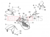 Wheel huosing - Mudguard - Gilera Runner 50 Race Pure Jet 2005