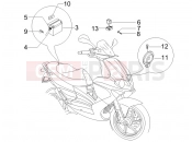 Remote control switches - Battery - Horn - Gilera Runner 50 Race Pure Jet 2006