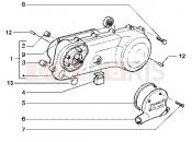 gilera Runner 50 SP ékszíjfedél