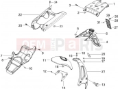 gilera 2006 Runner 50 SP -SC- Rear cover - Splash guard