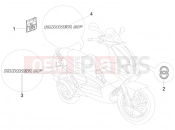 gilera 2008 Runner 50 SP -SC- Plates - Emblems