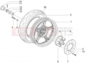 gilera 2009 Runner 50 SP -SC- Rear wheel