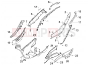 gilera 2013 Runner 50 SP Side cover - Spoiler
