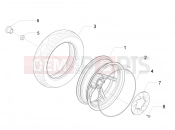 gilera 2015 Runner 50 SP Rear wheel
