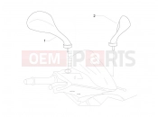 gilera 2017 Runner 50 SP tükör