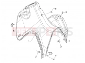 gilera 2017 Runner 50 SP Front glove-box - Knee-guard panel