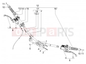 gilera 2017 Runner 50 SP Handlebars - Master cil.