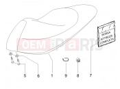 gilera 2017 Runner 50 SP Saddle/seats