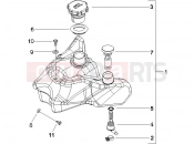gilera 2006 Runner 50 SP Oil tank