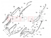 gilera 2009 Runner 125 ST 4T Side cover - Spoiler