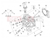 gilera 2011 Runner 125 ST 4T Head unit - Valve