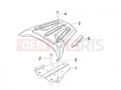 gilera 2012 Runner 125 ST 4T hátsó csomagtartó