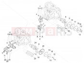 gilera 2013 Runner 125 ST 4T Rocking levers support unit