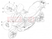 gilera 2015 Runner 125 ST 4T Remote control switches - Battery - Horn