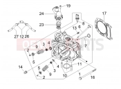 gilera 2010 Runner 200 ST 4T Head unit - Valve