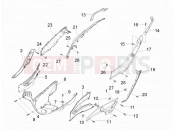 gilera 2010 Runner 200 ST 4T Side cover - Spoiler