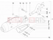 gilera 2010 Runner 200 ST 4T Silencer