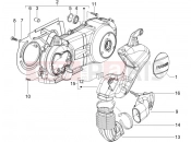gilera 2006 Runner 125 VX 4T Crankcase cover - Crankcase cooling