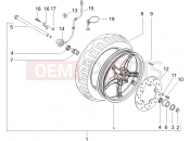 gilera 2006 Runner 125 VX 4T Front wheel