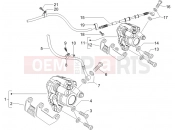 gilera 2007 Runner 125 VX 4T Brakes pipes - Calipers