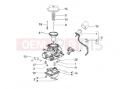 gilera 2006 Runner 125 Race VX 4T Carburetor's components