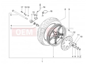 gilera 2006 Runner 125 Race VX 4T Front wheel