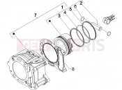 gilera 2007 Runner 125 VX 4T -SC- Cylinder-piston-wrist pin unit