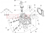 gilera 2007 Runner 125 VX 4T -SC- Head unit - Valve