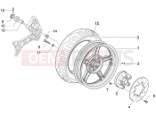 gilera 2007 Runner 125 VX 4T -SC- Rear wheel