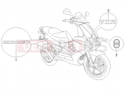 gilera 2005 Runner 200 VXR 4T Plates - Emblems