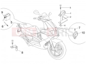 gilera 2005 Runner 200 VXR 4T Remote control switches - Battery - Horn