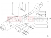 gilera 2005 Runner 200 VXR 4T Silencer