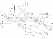gilera 2005 Runner 200 VXR 4T Swinging arm
