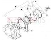 gilera 2006 Runner 200 VXR 4T Cylinder-piston-wrist pin unit