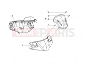 gilera 2005 Runner 200 VXR 4T (ZAPM464) Handlebars coverages