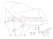 gilera 2005 Runner 200 VXR 4T (ZAPM464) Saddle/seats