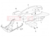 gilera 2005 Stalker 50 Side cover - Spoiler