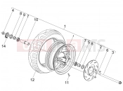 gilera 2006 Stalker 50 Front wheel
