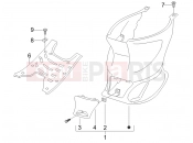 gilera 2007 Stalker 50 Central cover - Footrests