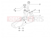 gilera 2007 Stalker 50 Benzin tank