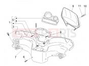 gilera 2007 Stalker 50 kormány burkolat