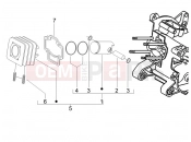 gilera 2009 Stalker 50 Cylinder-piston-wrist pin unit