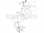 gilera 2009 Stalker 50 Benzin tank