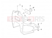 gilera 2011 Stalker 50 Front glove-box - Knee-guard panel