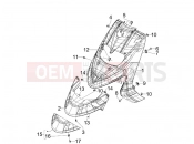 gilera 2011 Stalker 50 Front shield