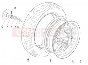 gilera 2011 Stalker 50 Rear wheel