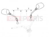 GILERA Stalker 50 Driving mirror/s