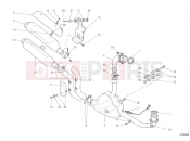 DUCATI 2008 Monster S2R 1000 EXHAUST SYSTEM » EXHAUST SYSTEM