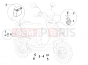 gilera 2012 Stalker 50 kezelőszervek - akkumulátor