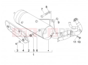 GILERA Stalker 50 Silencer
